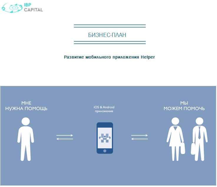 Бизнес план для мобильного приложения